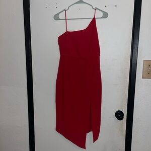 Princess Polly Asymmetrical Red Dress